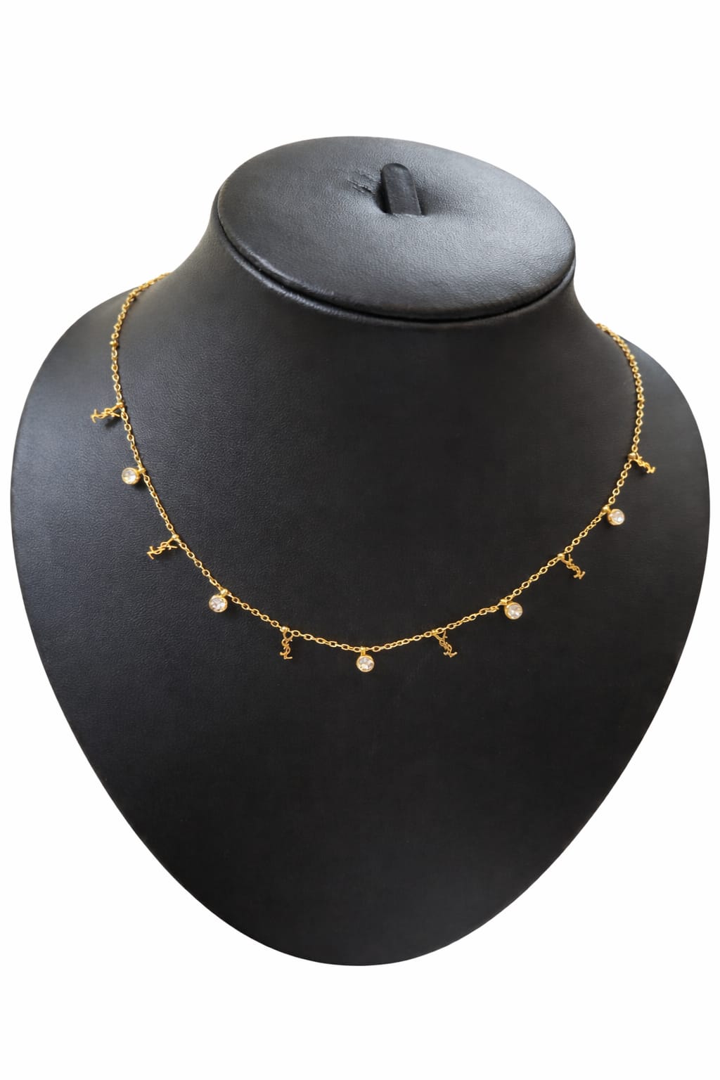 Anti Tarnish simple  hanging pendent neck chain