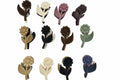 Flower with leaf designed hair clutches