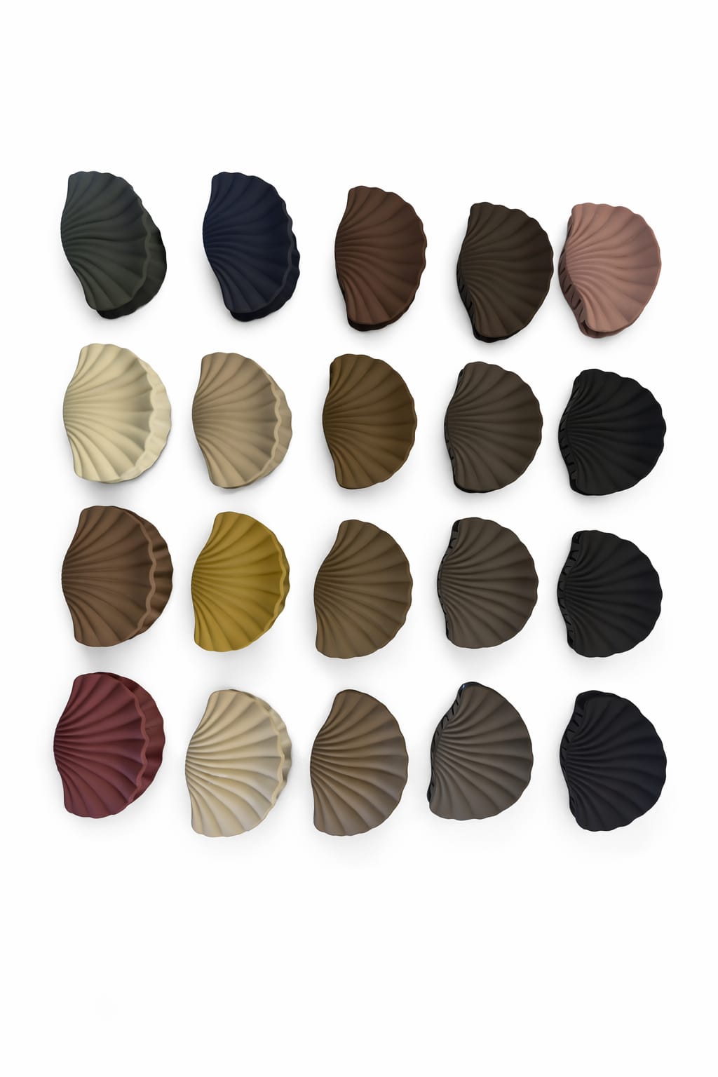 Unique designed medium size shell designed hair clutches with high quality