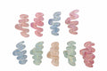 Premium quality pastel shade hair clutches