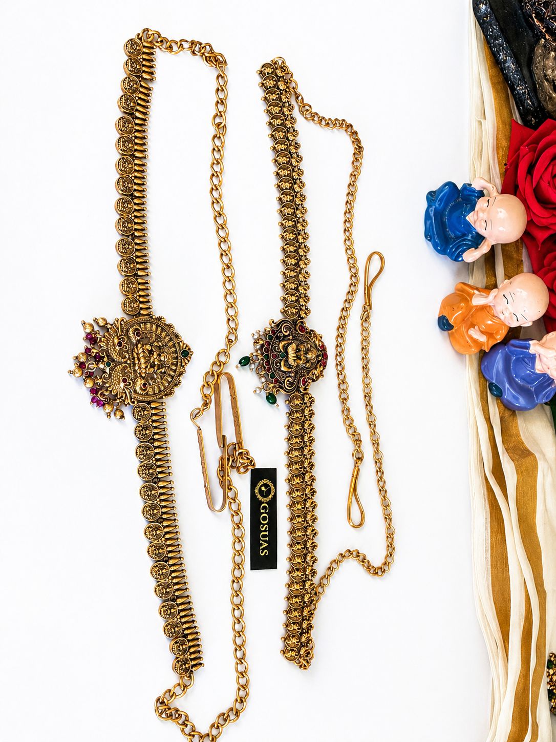 Bridal heavy Antique hip chain