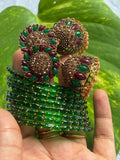 COMBO OFFER|Blue Kuppivala and Jhumka/Jimmikki Combo