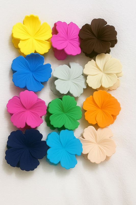 New Arrival|Chembarathi Flower clips in multiple shades and multiple sizes available|Large size