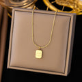 New Stock! Letter Square plate gold !18k gold plated|Anti tarnish|Premium quality product