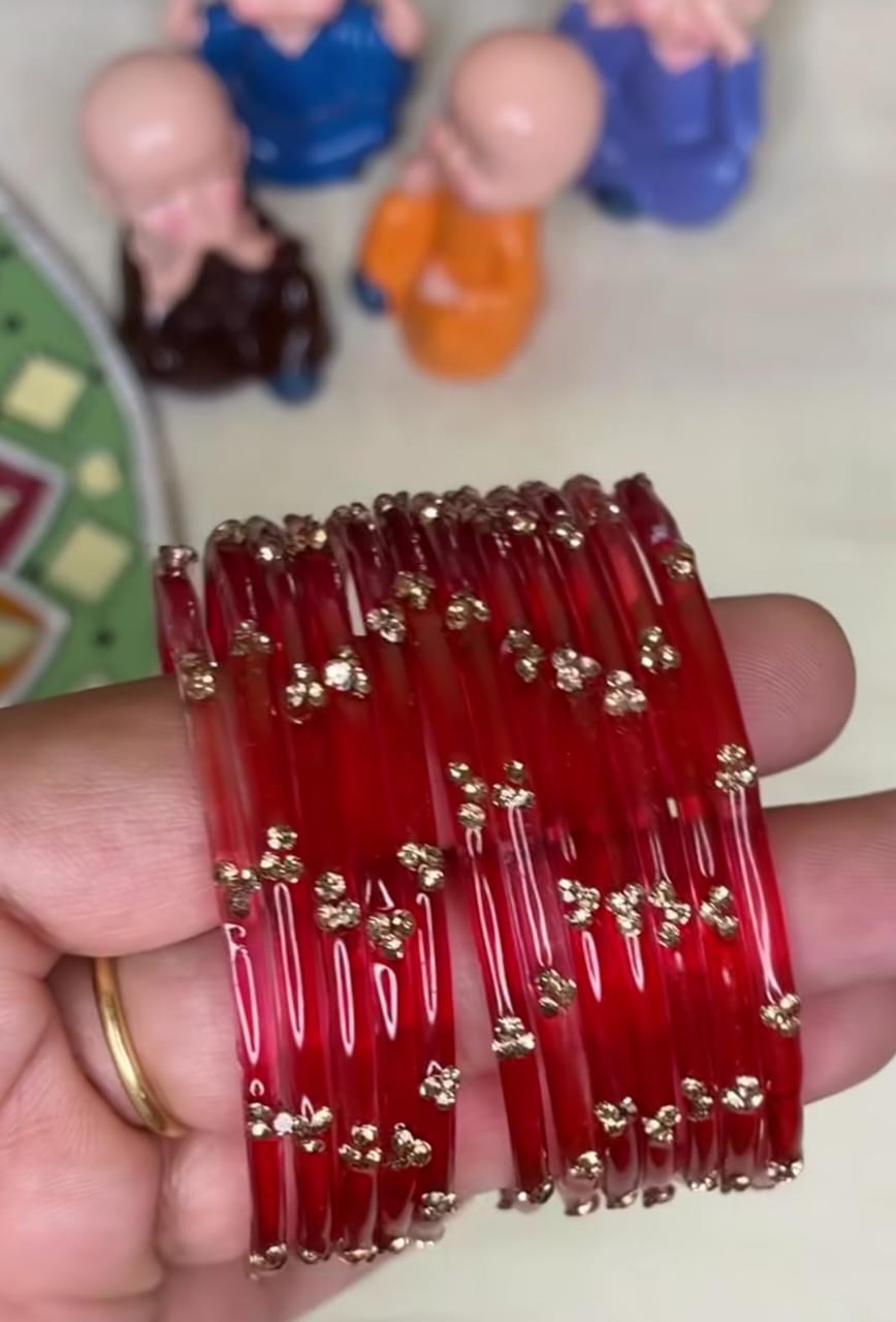 Stone kuppivala/ glass bangles