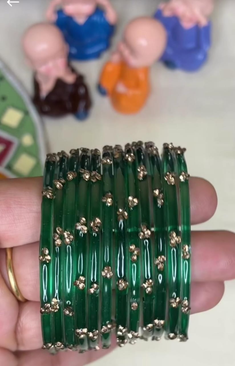 Glitter kuppivala/ glass bangles