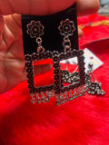 NEW ARRIVAL Black Metal Hanging Ear rings