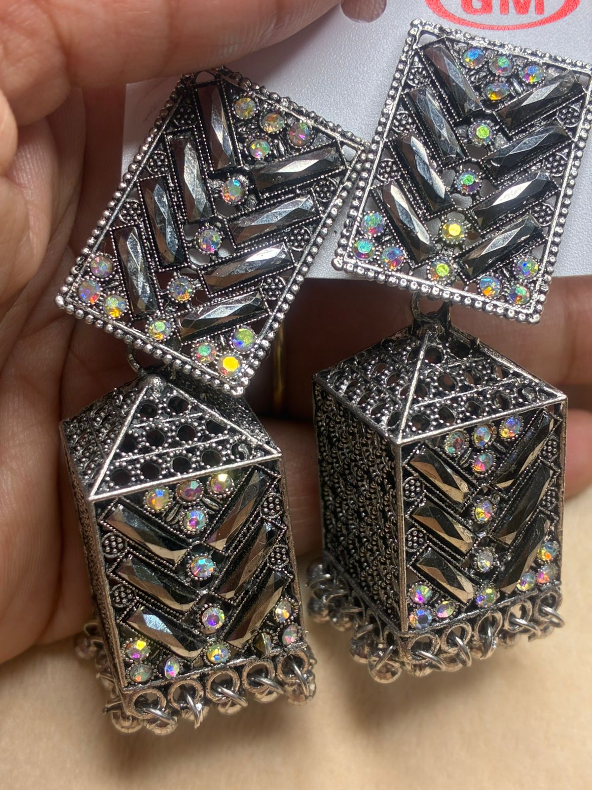 NEW ARRIVAL Black metal jewellery big Hanging jimmikki