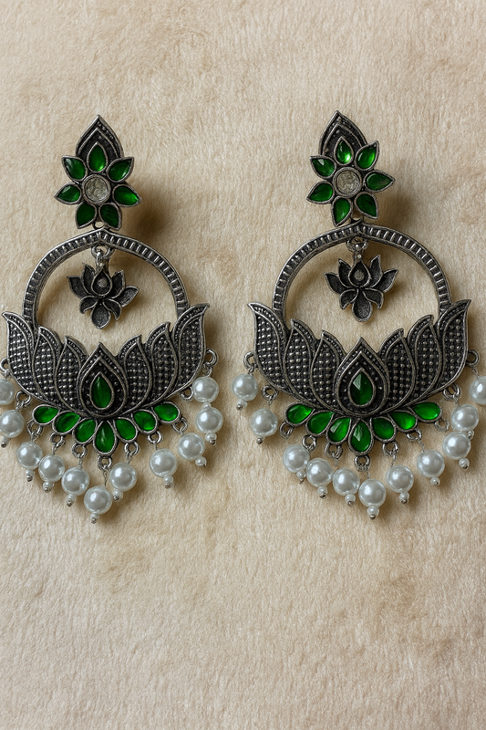 NEW ARRIVAL Premium Quality LOTUS Hanging Earrings!