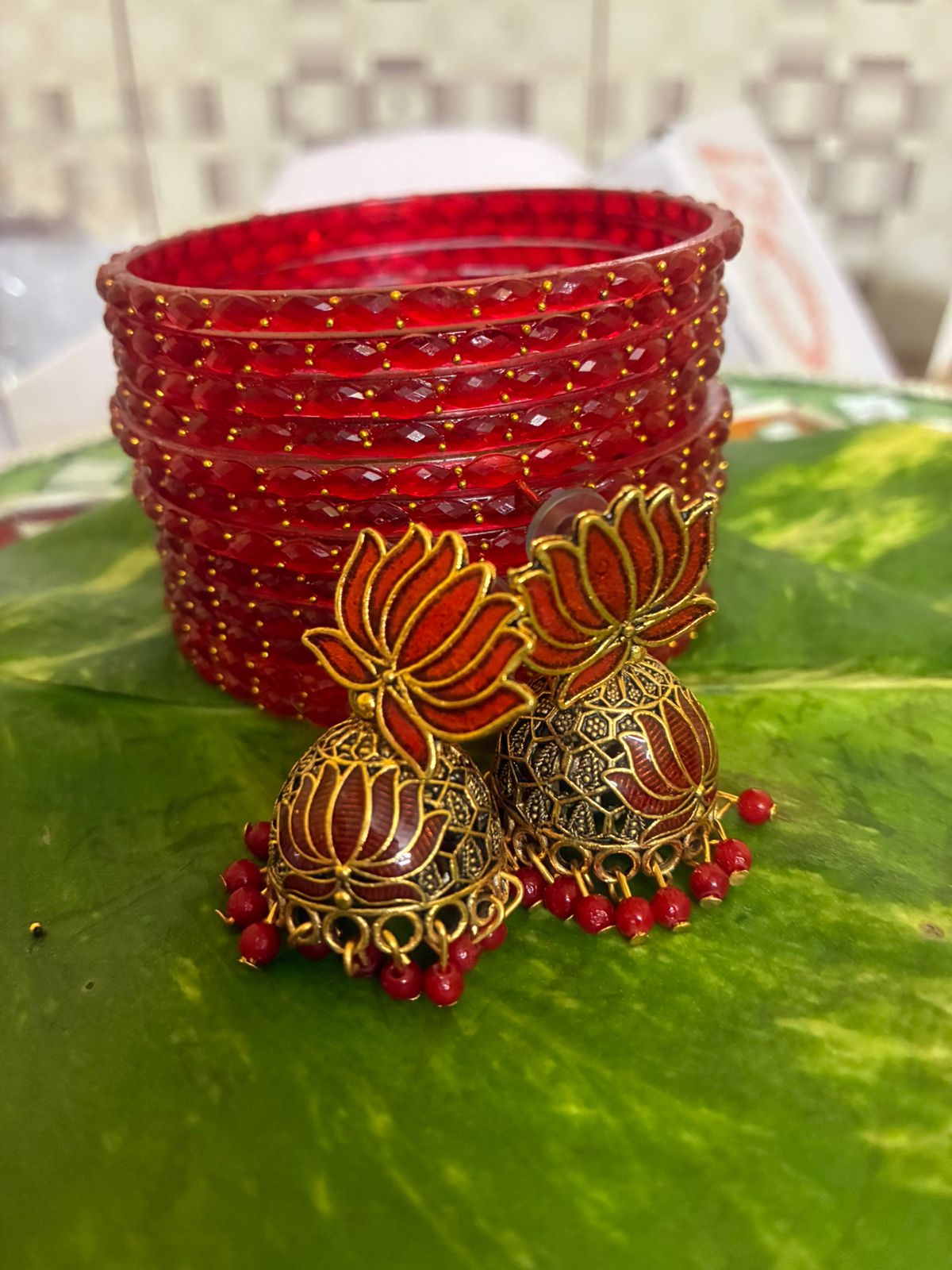 COMBO OFFER|Kuppivala and Jhumka/Jimmikki Combo