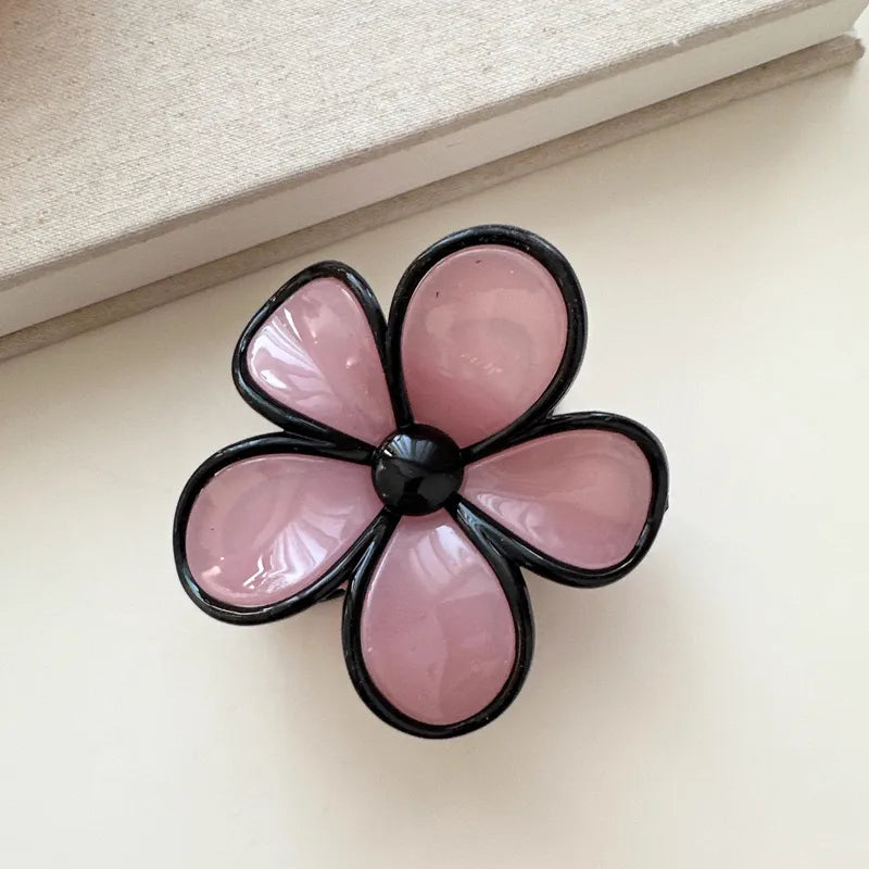NEW STOCK!! Multi Colour FLOWER Hair Clips packet of 1