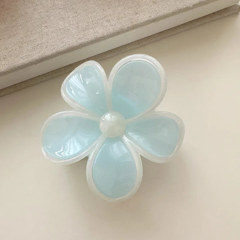 NEW STOCK!! Multi Colour FLOWER Hair Clips packet of 1