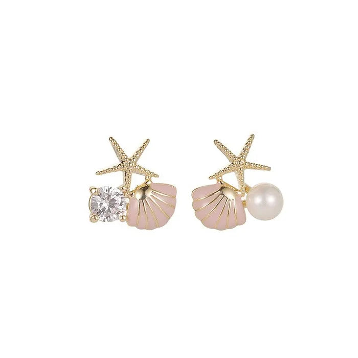 Startfish motif daily wear earrings